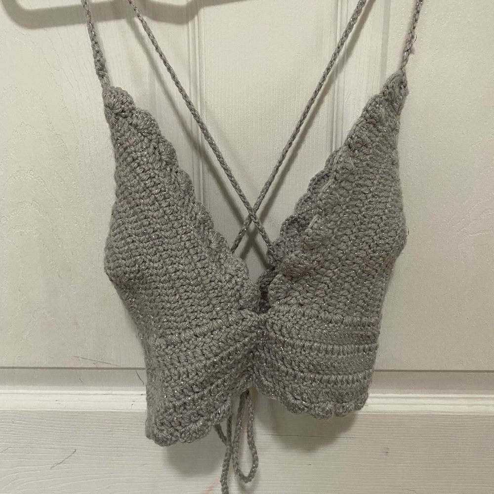 Handmade crochet bralette